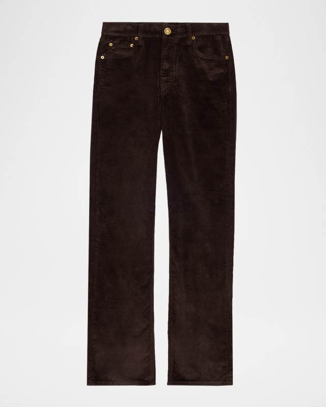 Harlow Mid-Rise Full Straight Jeans